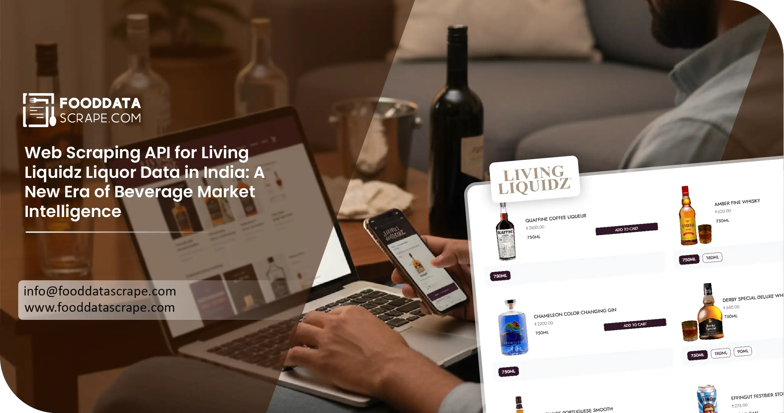 Living Liquidz Liquor India Data Scraping